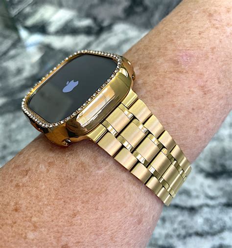 best watch bands for gold apple watch|solid gold apple watch bands.